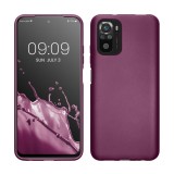 Husa Kwmobile pentru Xiaomi Redmi Note 10/Redmi Note 10S, Visiniu, Silicon, KWM000012NZ010C, Carcasa