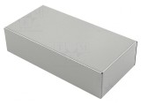Carcasă bază oțel gri 102x203x51 mm