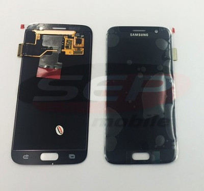 LCD+Touchscreen Samsung Galaxy S7 / G930F BLACK original foto