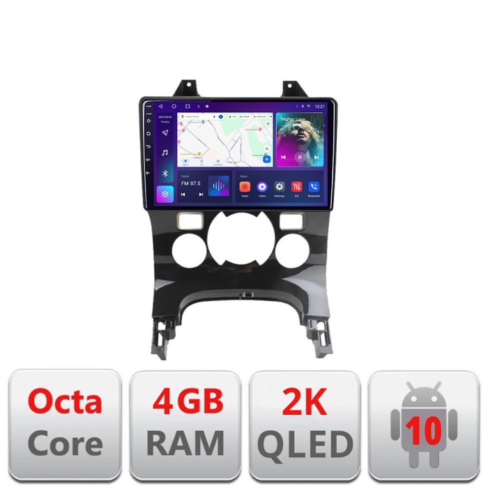 Navigatie Peugeot 3008 C-323 Android Octa Core Ecran 2K QLED GPS 4G 4+32GB 360 KIT-323+EDT-E409-2K CarStore Technology