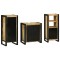 vidaXL Set de mobilier pentru baie 3 pcs Maro Lemn de mango solid 3305630