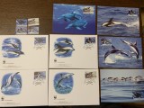 Australia - serie 4 timbre MNH, 4 FDC, 4 maxime, fauna wwf