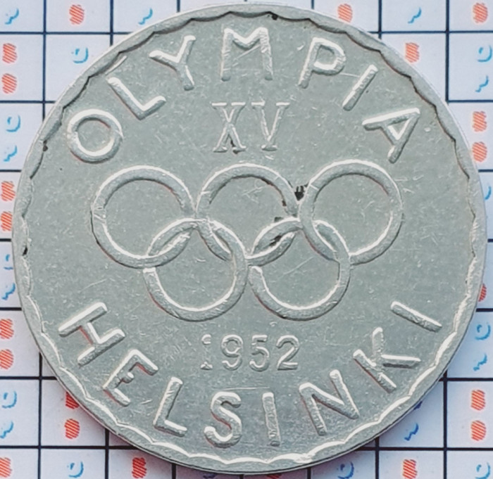 Finlanda 500 markkaa 1952 argint - Olympic Games - km 35 - A030