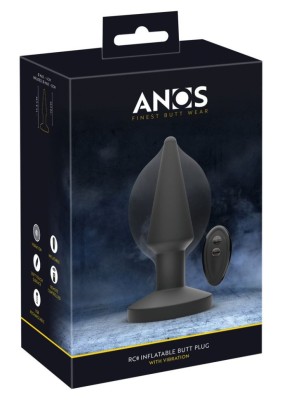 Plug vibrator gonflabil RC Inflatable Plug with Vibration (14,5 cm) foto