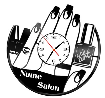 Ceas de perete &amp;quot;salon manichiura&amp;quot; foto