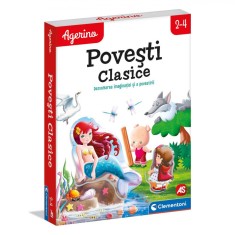 Set Puzzle Educativ, Agerino Povesti Clasice, Cartonase Multicolor