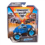 MONSTER JAM MASINUTA METALICA MEGALODON ALBASTRU SCARA 1 LA 64, Spin Master