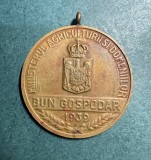 Medalie Carol 2 Ministerul Agriculturii si Domeniilor Bun Gospodar 1939
