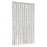 Cumpara ieftin Perdea pentru insecte, gri deschis si alb, 100x230 cm, chenille