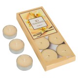 Lumanari tip pastila, Ecru, Parfum de Vanilie, &Oslash;3.5x1.5cm, 10 buc, CMCLASS