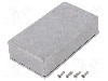 Carcasa aluminiu, 64mmx115mmx30mm, IP54, DELTRON ENCLOSURES - 459-0020