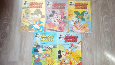 REVISTE MICKEY MOUSE-ANUL 1993 NR.3,6,7-8,9,11-ED.EGMONT ROMANIA foto