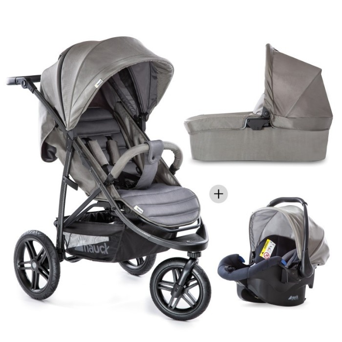 Carucior bebe 3 in 1 Hauck Rapid 3R Trio Set Charcoal, roti pentru toate terenurile Carucior bebe 3 in 1 Hauck Rapid 3R Trio Set Charcoal, roti pentru toate terenurile