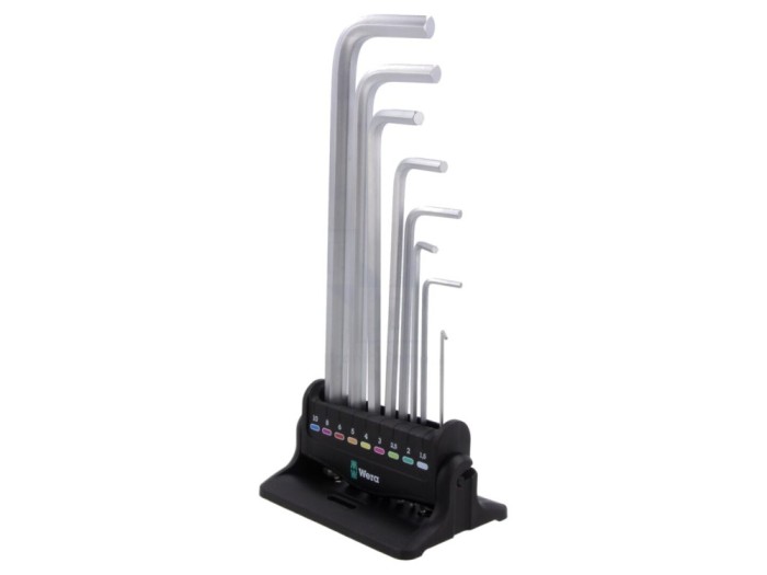 Set chei imbus sferice Hex-Plus, 9 piese
