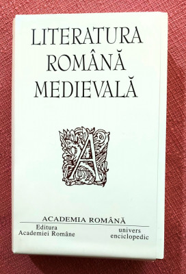 Literatura romana medievala. Editura Academiei Romane, 2003 - Dan Horia Mazilu foto