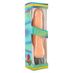 Vinyl P-Shape - Vibrator realistic, flesh, 22.5 cm