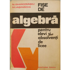 Fise de algebra pentru elevi si absolventi de licee - N. Ghircoiasiu, M. Iasinschi