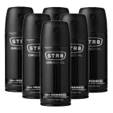 Set 6x Deodorant spray barbati STR8 Original, 48h protectie, 150 ml