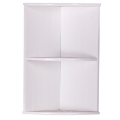 Etajera de colt din mdf alb Atene 30x30x48 cm