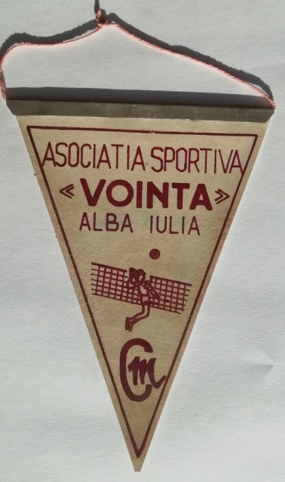 D9 95 - fanion - sport - volei - cluburi sportive - Asociatia sportiva - Vointa - Alba Iulia