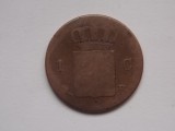1 CENT 1827 OLANDA, Europa