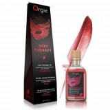 Masaj - Orgie Terapie Sexy Capsuni Set cu Aroma pentru Masaj cu Buzele