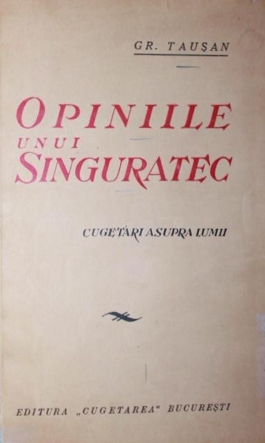 OPINIILE UNUI SINGURATEC