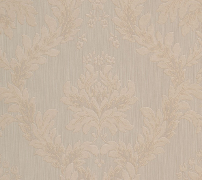 Tapet clasic, baroc, gri, crem, vinil, dormitor, 95121