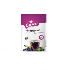 Set 30 Plicuri Conservant COSELI , 7 g, Conservant, Plic Conservant, Plicuri de Conservant, Conservant pentru Dulceata, Conservant pentru Gemuri, Set