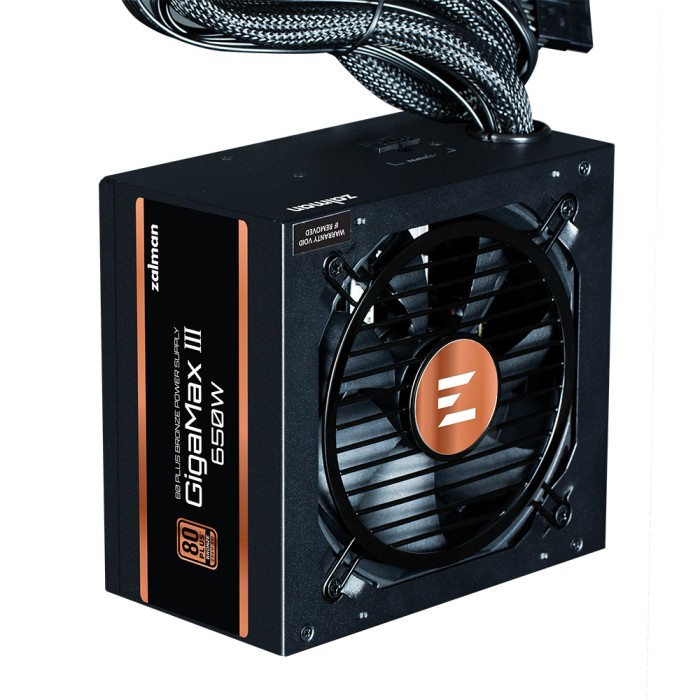 SURSA Zalman &quot;GV3&quot;, 650W, certificare 80 Plus Bronze, non-modular, fan 120mm, negru, &quot;ZM650-GV3&quot; (timbru verde 2 lei)