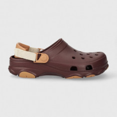 Crocs papuci Classic All Terain Clog barbati, culoarea bordo, 206340