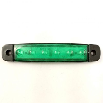 LED LuminI de markaj pentru Camioane Remorca Verde 12v foto