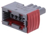 Conector Automotive JPT Mufă Mamă 4 Pin Gri, TE Connectivity