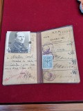 Carnet CFR - invalid de razboi - 1936