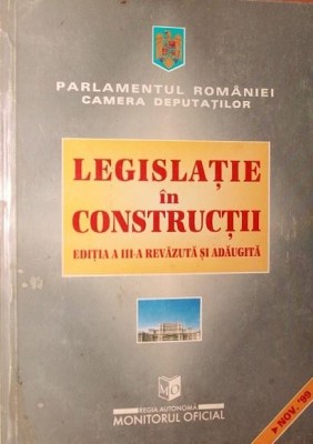 LEGISLATIE IN CONSTRUCTII foto