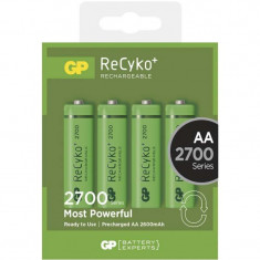 Set 4 acumulatori GP NiMH Recyko+, tip AA, 2700 mAh foto