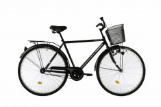 Bicicleta Oras Kreativ 2811 Negru Alb M 28 inch foto