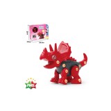 Set de constructie dinozaur, Merry Triceratops, 30 de piese