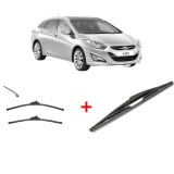 Cumpara ieftin Set 3 stergatoare HYUNDAI i40 I CW (VF) 2011 - 2019, pentru parbriz si luneta, Valeo Silencio