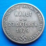 Adolf Hitler 1929 NSDAP 36mm, Europa