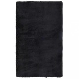 Cumpara ieftin Covor shaggy cu pom inalt, NAVARRA, negru, 80x150 cm, poliester