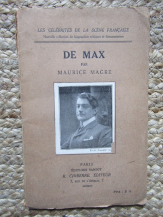 DE MAX - MAURICE MAGRE