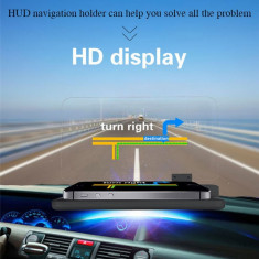 Suport pentru telefon sau gps HUD Auto cu reflexie parbriz foto