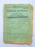 QW13 - Publicatie - Cantece moderne si populare de actualitate nr 1 anii 1940