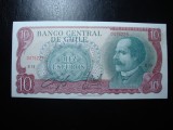CHILE 10 ESCUDOS 1970 AUNC-