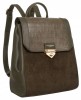 Rucsac mic clasic pentru femei cu clapetă, Khaki, David Jones