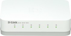 SWITCH D-LINK 5 porturi Gigabit, carcasa plastic, &amp;quot;GO-SW-5G&amp;quot; (timbru verde 2 lei) foto