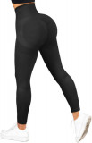 ACTIVE Femei Scrunch Stretch Butt Lifting Leggings fără sudură cu talie &icirc;naltă S