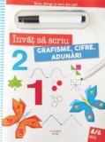 Invat sa scriu - Grafisme cifre adunari, Litera