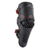 Protectie Genunchi Moto Alpinestars SX-1 V2 Knee Protector, Negru/Rosu, Marime L-XL